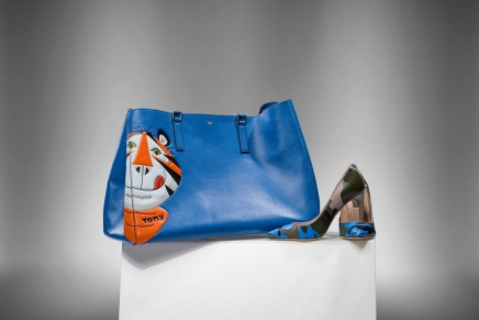 Handbag - Anya Hindmarch • Shoes - Valentino